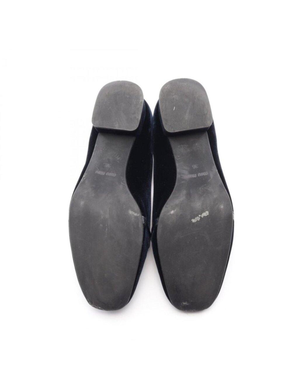 Miu Miu Bijou Black Flat Shoes - Picture 4 of 16